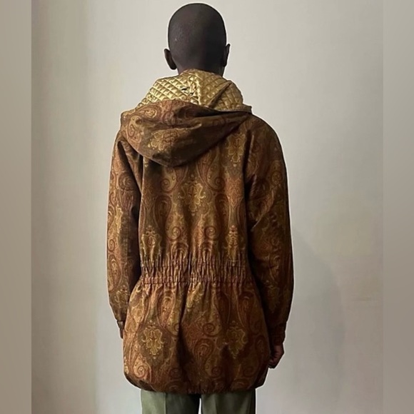 ESCADA Paisley Printed Parka - Picture 2 of 8